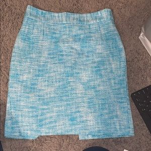 Blue and white skirt